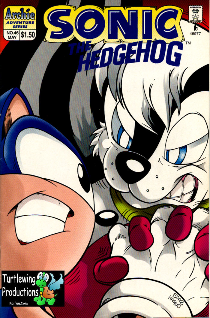 Sonic - Archie Adventure Series May 1997 Cover Page